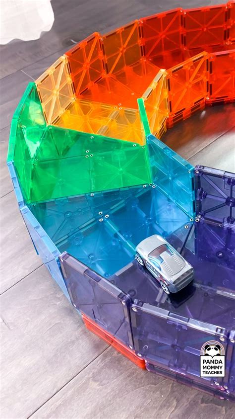 magnatile track|magna tiles magnetic roads.